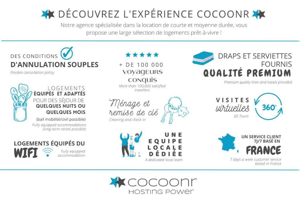 Apartament Le Poete By Cocoonr Tuluza Zewnętrze zdjęcie
